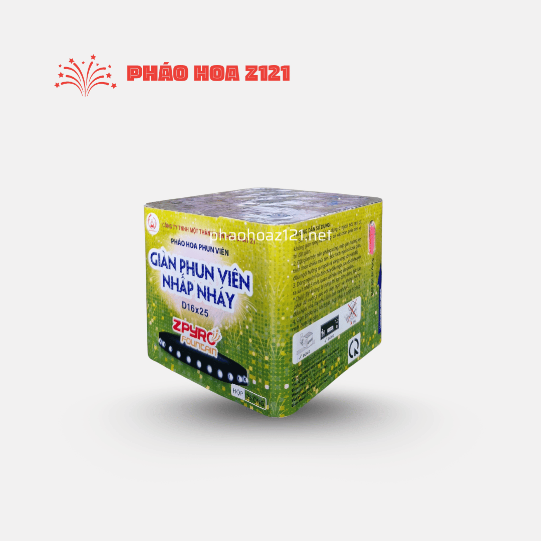 giàn phun viên nhấp nháy 2027 bộ quốc phòng D16x25 Z121 chính hãng