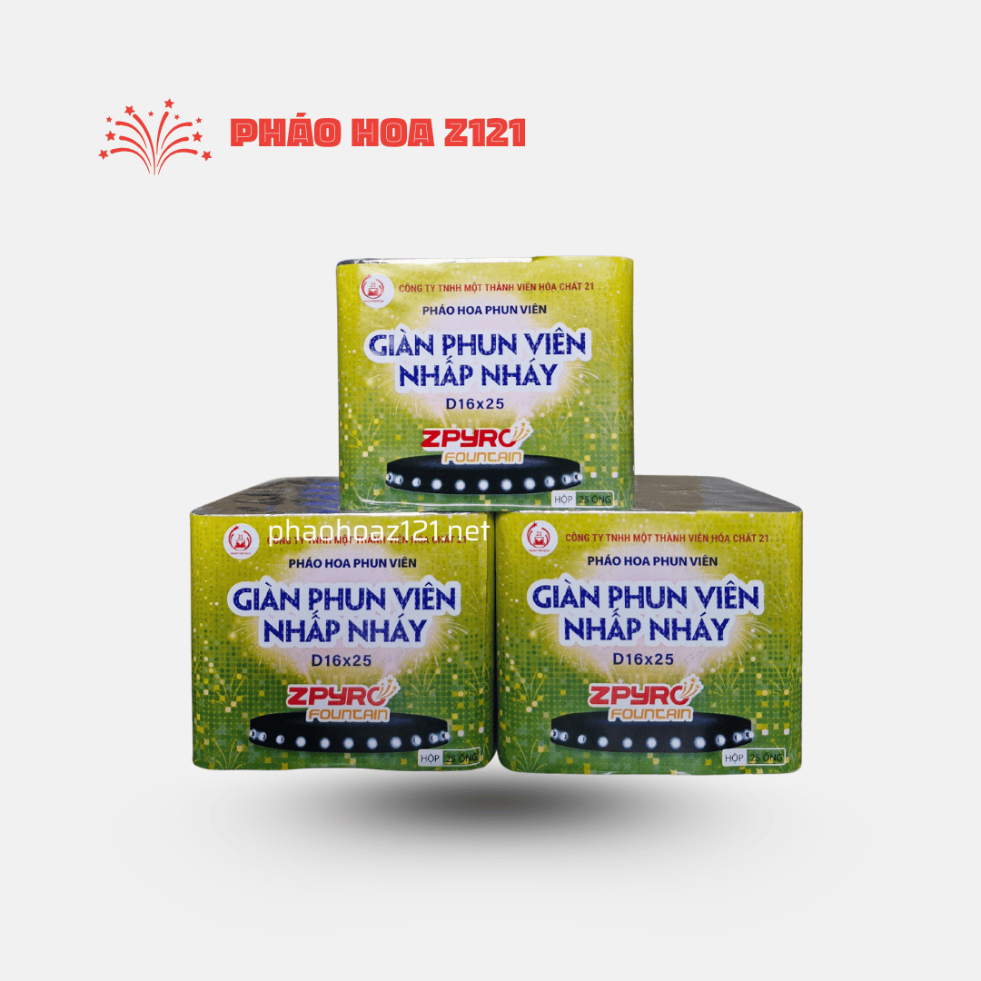 giàn phun viên nhấp nháy 2027 bộ quốc phòng D16x25 Z121 chính hãng